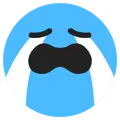 Sad face emoji with a single tear falling from one eye, expressing sorrow or disappointment