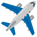"Airplane emoji flying through the sky, symbolizing travel, adventure, and the excitement of new journeys"