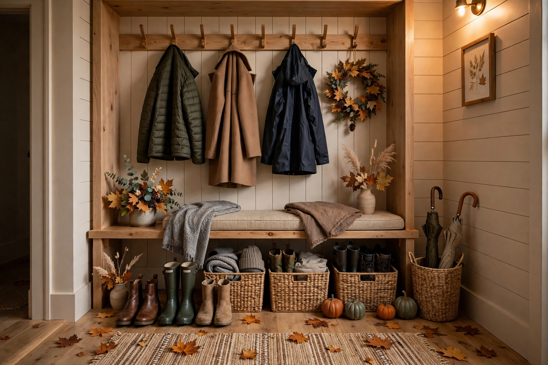 fall cleaning schedule ideas entryway organization for busy mornings